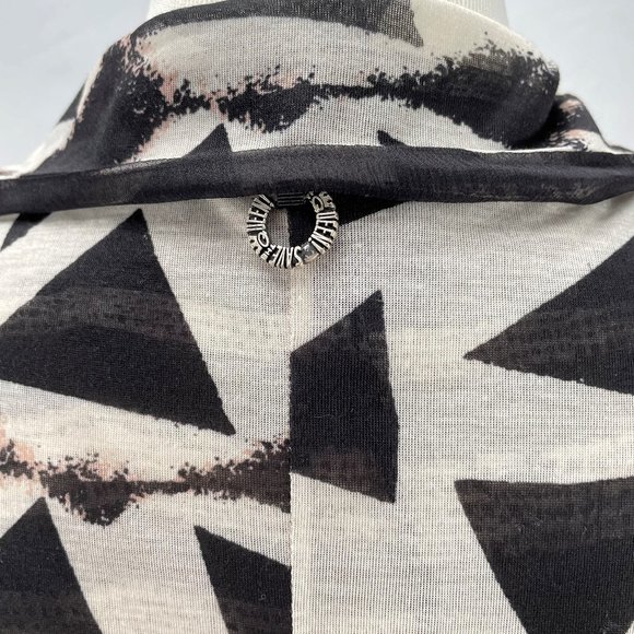 NWT The Queen Silk Blend Jacket Sz XL Lightweight Mixed Design New W/ Tags Plus - Picture 8 of 12